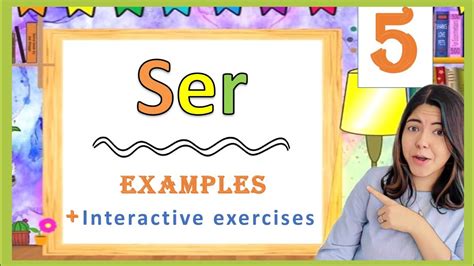 The Verb Ser Examples Interactive Exercises Youtube The Verb Ser Worksheet Answers - The Verb Ser Worksheet Answers
