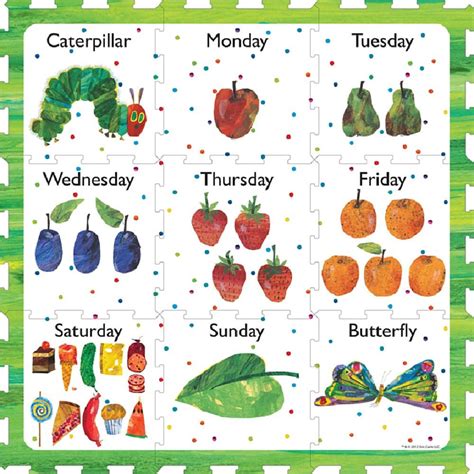 The Very Hungry Caterpillar Days Of The Week Days Of The Week To Print - Days Of The Week To Print