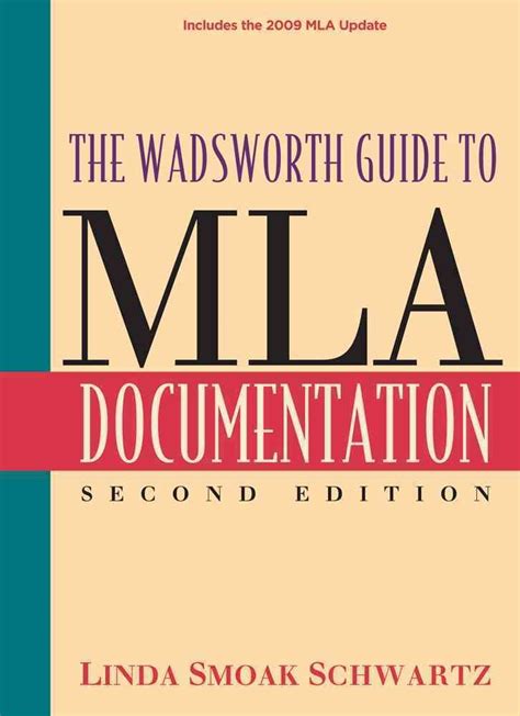 The Wadsworth Guide To Mla Documentation Mla Update