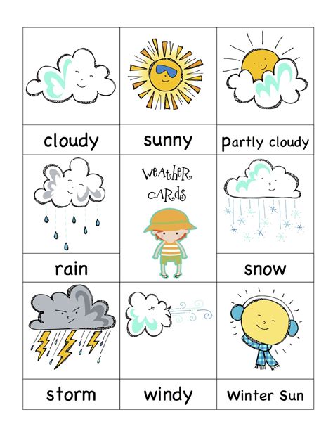 The Weather Worksheets For Preschools Preschool Weather Worksheets - Preschool Weather Worksheets