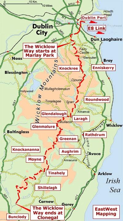 The Wicklow Way Map Guide