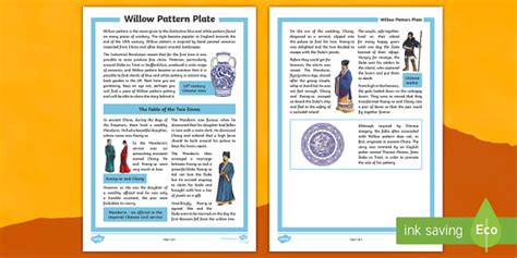 The Willow Pattern Story