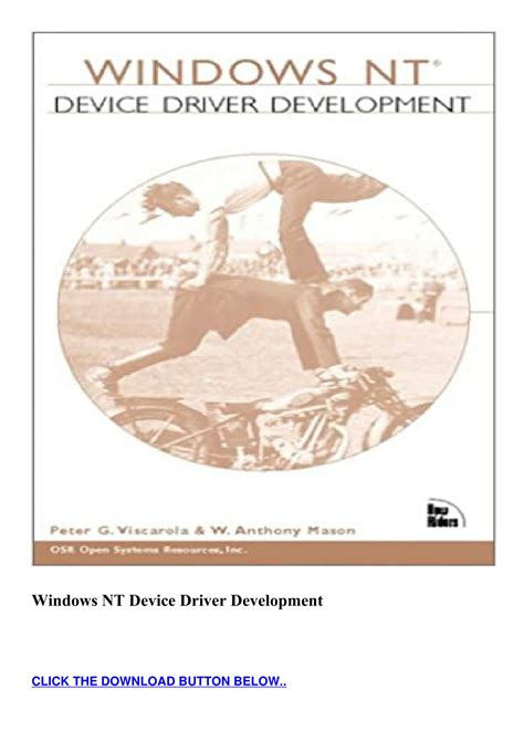 The Windows Nt Device Driver Book A Guide For Programmers Prentice Hall Series On Microsoft Technologies