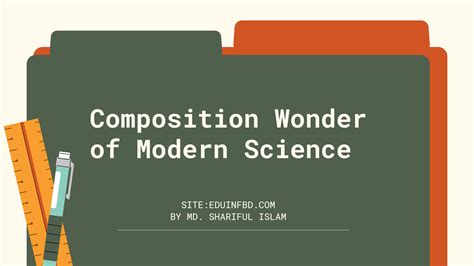 The Wonder Of Modern Science Compositions For Class Wonder Tube Science - Wonder Tube Science