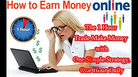 Read Online The 1 Hour Trade Make Money With One Simple Strategy One Hour Daily 