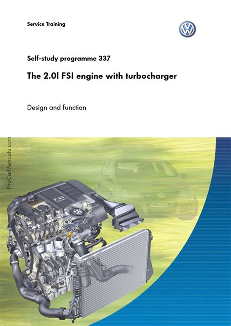 Full Download The 2 0L Fsi Turbocharged Engine Design And Function 
