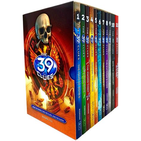 Download The 39 Clues 1 11 Book Set The 39 Clues Collection Rick Riordan Collection The Maze Of Bones One False Note The Sword Thief Beyond The Grave The Black Circle In Too Deep The Vipers Nest The Emperors Code Storm 