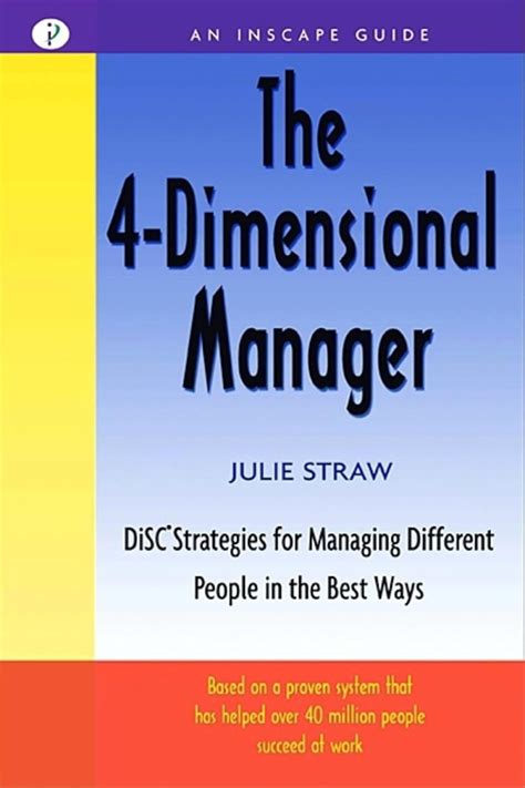 Download The 4 Dimensional Manager Disc Strategies For Managing Different People In The Best Ways 