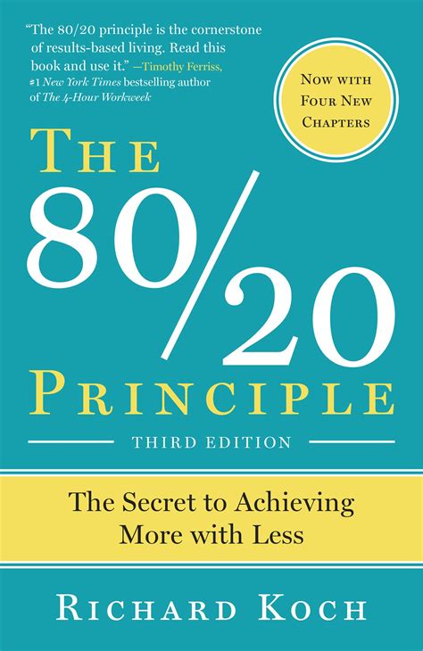 Read Online The 80 20 Principle The Secret Of Achieving More With Less 