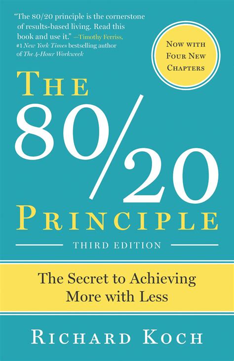 Download The 80 20 Principle The Secret To Success By Achieving More With Less 