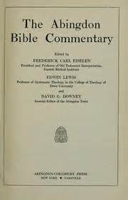 Read Online The Abingdon Bible Commentary 