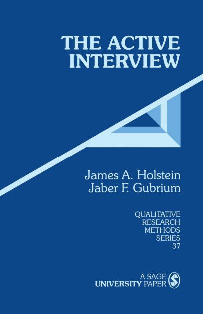 Read Online The Active Interview Paperback 