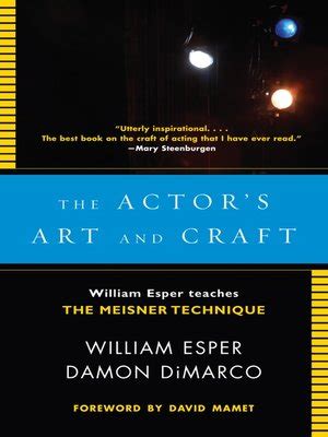 Full Download The Actor S Art And Craft Review 