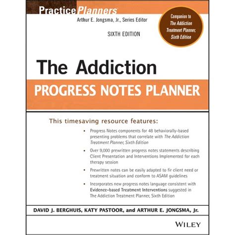 Full Download The Addiction Progress Notes Planner Practiceplanners 