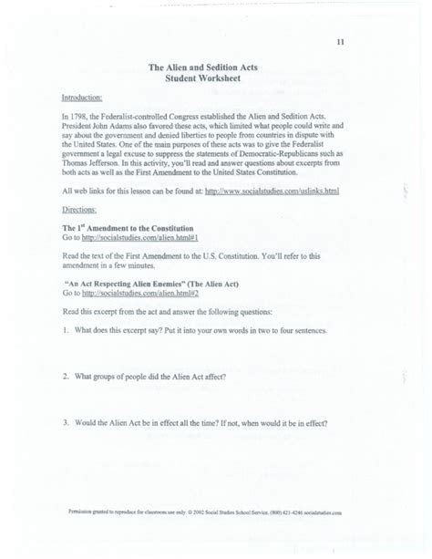 Full Download The Alien And Sedition Acts Student Worksheet Answers 