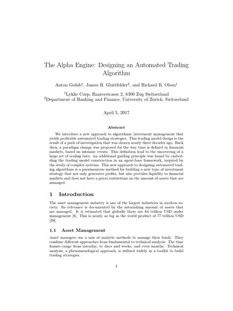 Download The Alpha Engine Designing An Automated Trading Algorithm 