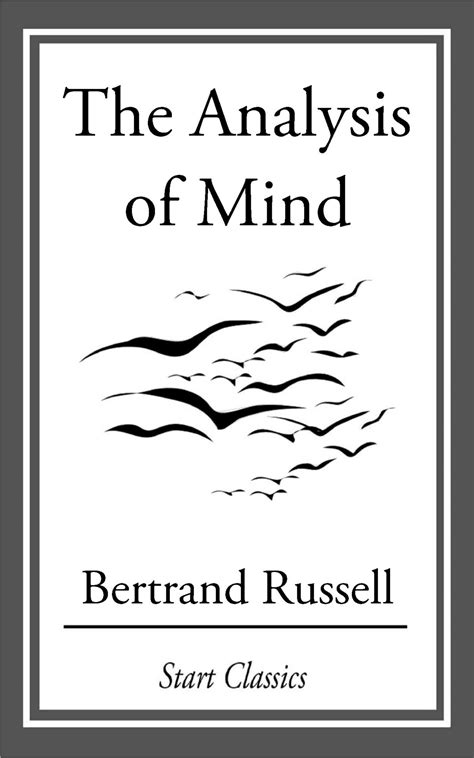 Full Download The Analysis Of Mind Bertrand Russell 