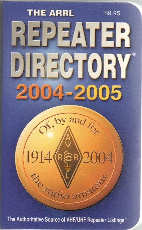 Download The Arrl Repeater Directory 2004 2005 