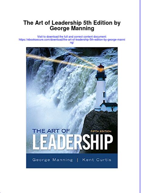 Read The Art Of Leadership 5Th Edition Pdf 