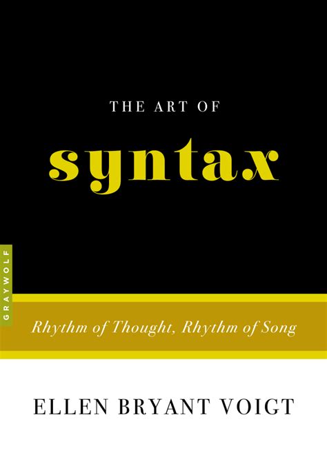 Read Online The Art Of Syntax 