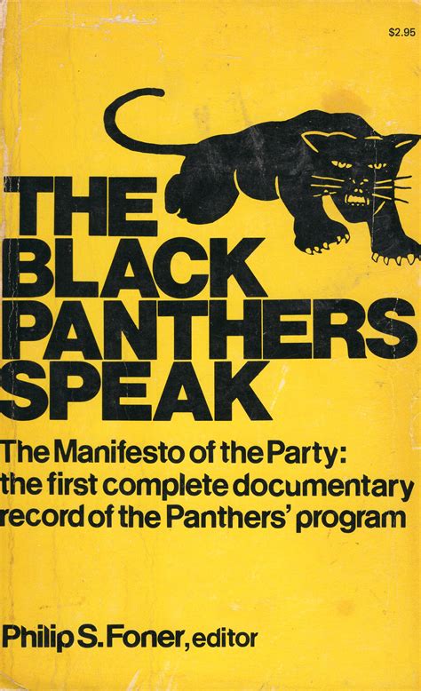 Read The Black Panthers Speak 