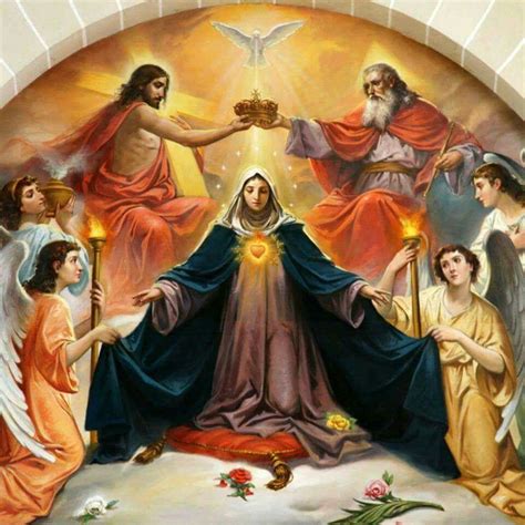 Download The Blessed Virgin Mary And The Holy Spirit 