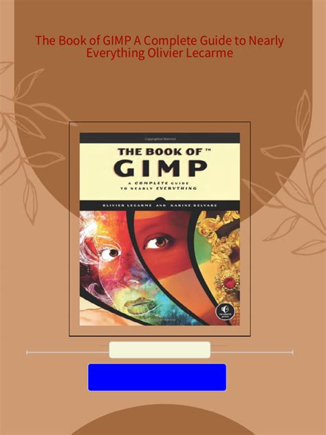 The Book of GIMP: A Complete Guide to Nearly Everything
