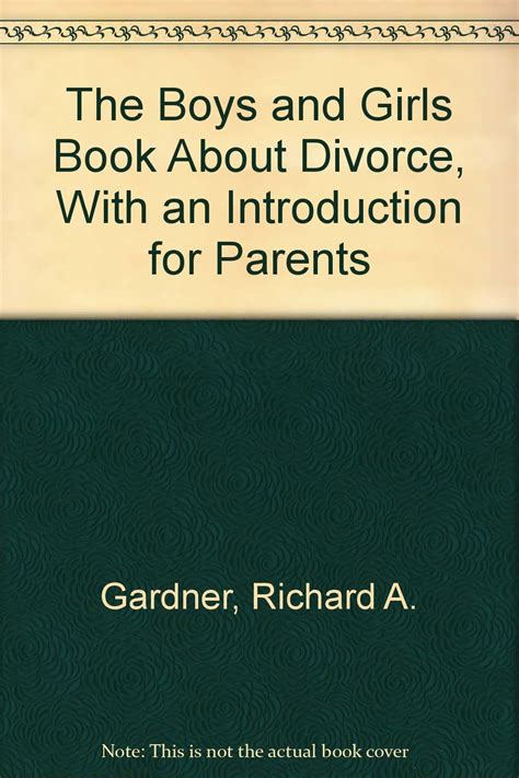Download The Boys And Girls Book About Divorce With An Introduction For Parents 