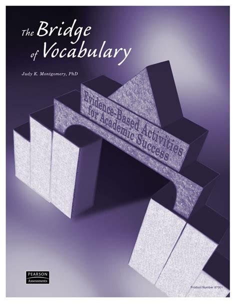 Download The Bridge Of Vocabulary Evidence Based Activities For Academic Success 
