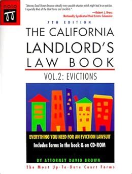 Read The California Landlords Law Book Evictions 