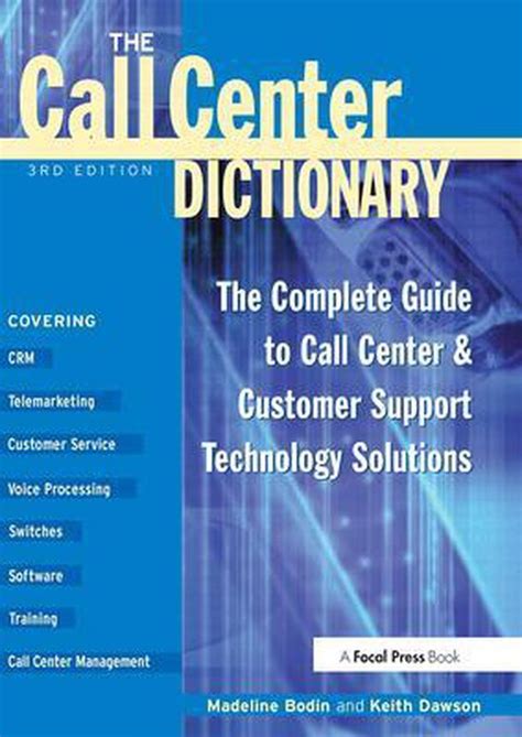 Read Online The Call Center Dictionary 