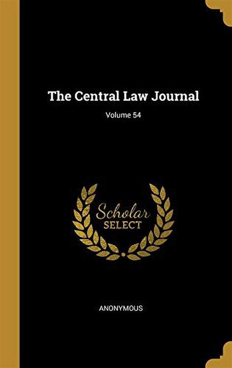 Download The Central Law Journal Book 