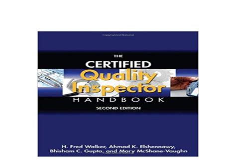 Read The Certified Quality Inspector Handbook Second Edition 