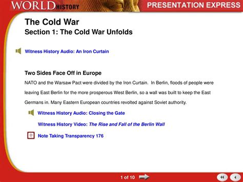 Read The Cold War Unfolds Notetaking Study Guide 30 1 