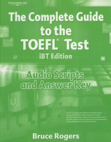Read The Complete Guide To Toefl Test Answer Key Speaking 