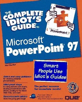 Read Online The Complete Idiots Guide To Microsoft Powerpoint 97 