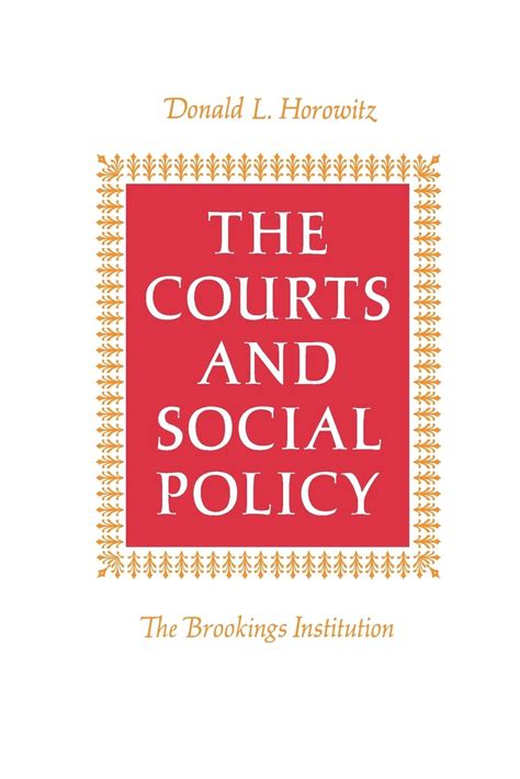 Read Online The Courts And Social Policy 