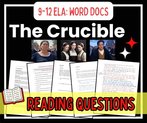 Read Online The Crucible Study Guide Packet 