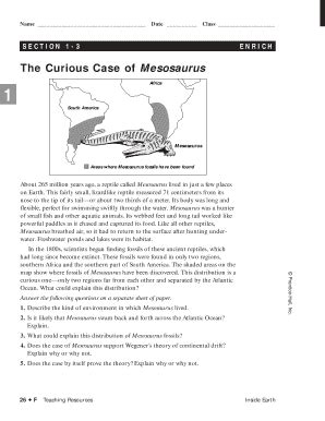 Download The Curious Case Of Mesosaurus Answer Key 
