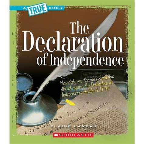 Download The Declaration Of Independence True Books American History Paperback 