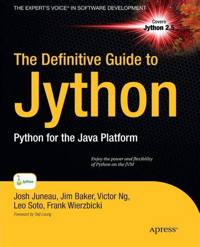 Read Online The Definitive Guide To Jython Python For The Java Platform Experts Voice In Software Development 