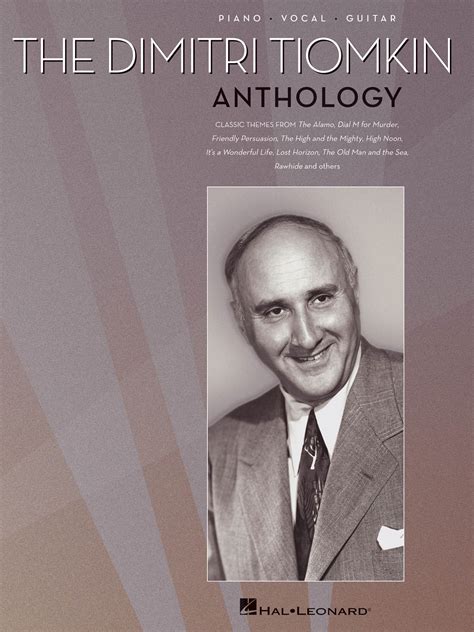 Read The Dimitri Tiomkin Anthology Paperback 