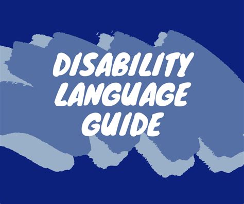 Read Online The Disability Language A Z Guide Scic 