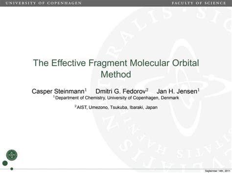 Full Download The Effective Fragment Molecular Orbital Method For 