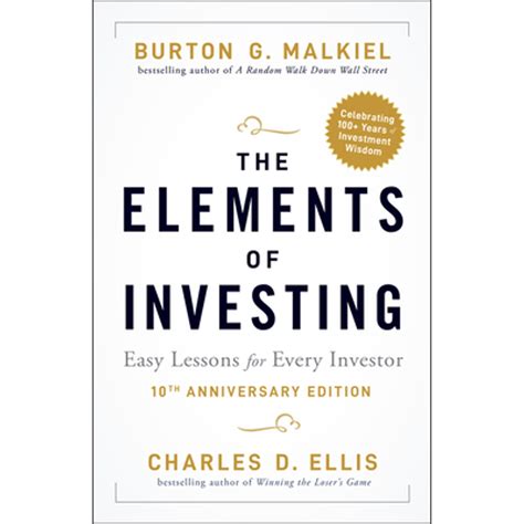 Read Online The Elements Of Investing Easy Lessons For Every Investor 