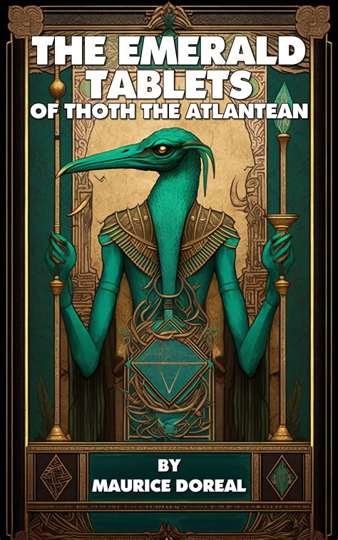 Read Online The Emerald Tablets Of Thoth Atlantean Maurice Doreal 