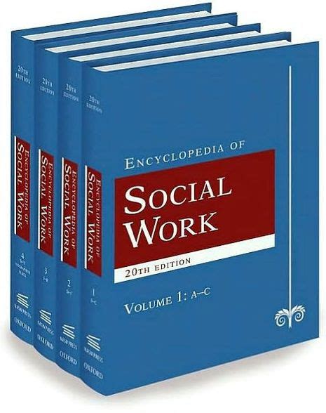 Read The Encyclopedia Of Social Work 