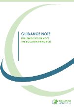 Read Online The Equator Principles Implementation Note 