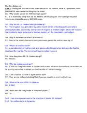 Download The Fire Below Us Worksheet Key Pdf 