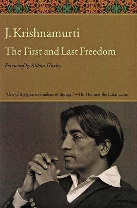Download The First And Last Freedom Jiddu Krishnamurti 